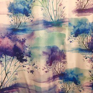 COPY - Watercolor Print Shower Curtain